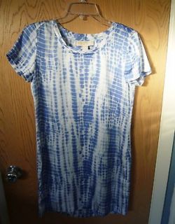 MICHAEL KORS blue & white tie dye dress SMALL NEW WT SPRING / SUMMER $ 