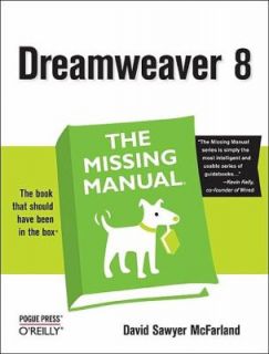 Dreamweaver 8 by David Sawyer McFarland 2005, Paperback, Annotated 