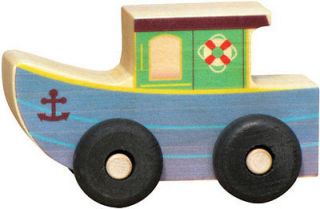 Tug Boat Wooden Wood Toy Toys Scoot Montgomery Schoolhouse Made in the 