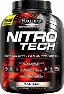MuscleTech Nitro Tech Performance Series Protein ALL FLAVORS 4lb