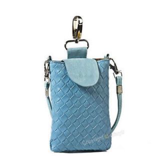 blue Small satchel knitting handbag phone Diagonal package for iphone 
