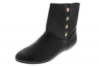 Chinese Laundry NEW Noelle Black Snap Closure Ankle Boots Shoes 5.5 