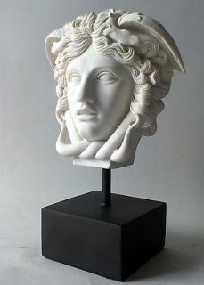 newly listed medusa bust statue greek mythology 