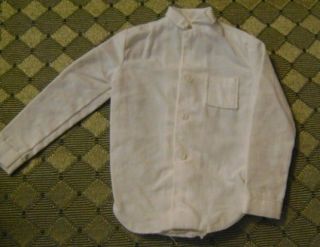 VINTAGE BARBIE Doll Kens WHITE DRESS SHIRT for American airlines(for 