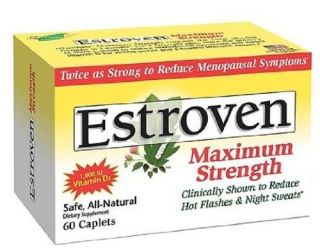 Estroven Maximum Strength 60 ct Menopause Relief exp 11/13