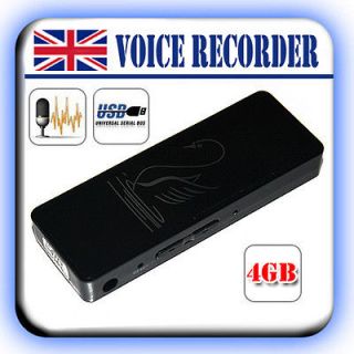 REC 4GB Dictaphone USB pen Drive Memory Stick digital Audio voice 
