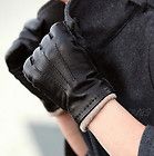 New Mens GENUINE LAMBSKIN Winter Driving Cycling Motorcycle Leather 