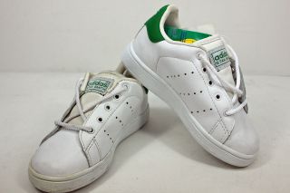 Adidas Infants/Babies Shoes Stan Smith I 039207 R.White/Green Size 10K 