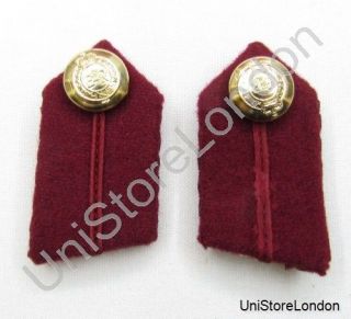 gorget collar staff gorget patches maroon l2 r866 from united