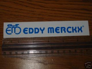 eddy merckx blue road bike bicycle frame sticker decal time