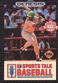 Sports Talk Baseball Sega Genesis, 1991