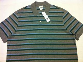LACOSTE_Modern Fit_Short Sleeve Gray Polo Shirt BNWT EU (9), USA_sz 
