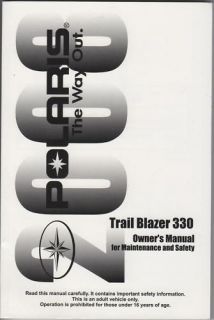 2008 polaris atv 4 wheeler trail blazer owners manual time