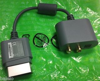   XBOX 360 Optical Audio Video Adapter   HDMI AV Cable X808221 001
