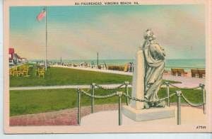Figurehead monument Virginia Beach, came off the ship wreck 1891 