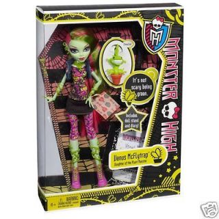 MONSTER HIGH VENUS MCFLYTRAP DOLL ACTION FIGURE MCFLY TRAP MATTEL WITH 