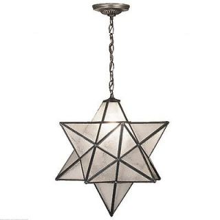 lodge arts and crafts moravian star seedy pendant 
