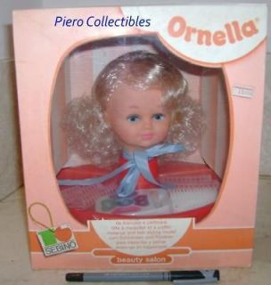 beauty salon sebino ornella styling head doll from italy time