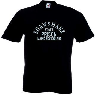 shawshank redemption jail prison black standard t shirt location 