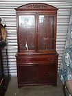 Duncan Phyfe 1930s Federal style china cabinet hutch