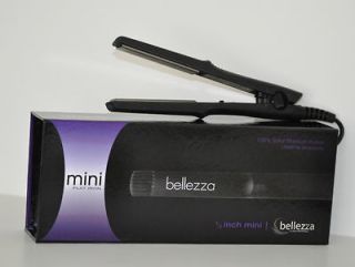 Bellezza by Cortex New Titanium MINI Travel and Touch Up Flat Iron 