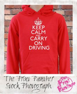 keep calm and carry on driving hoody car van hoodie