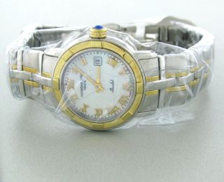 RAYMOND WEIL WOMENS 9440 STG 00908 PARSIFAL 18k GOLD STAINLESS STEEL 