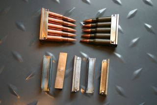 Svt 40 / Mosin Nagant 7.62 x54r Stripper clips packs of 5 // New Mfr