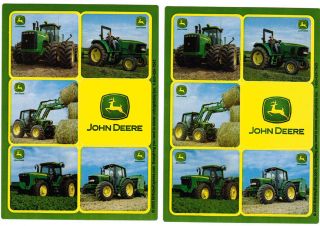 sheets john deere tractor truck stickers farm one day
