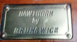 brunswick hawthorne pool table 8 foot  749