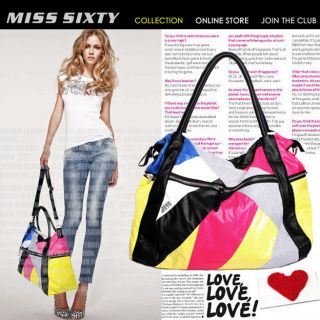 new colourful cool miss sixty handbag shoulder bag from hong