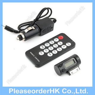 car fm transmitter charger remote controlfor iphone 3g 3gs 4g