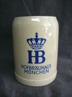 Vintage GERZ HOFBRAUHAUS BEER STEIN MUNCHEN GERMANY MUNICH West Retro 