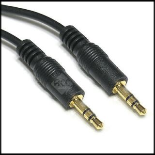   to Male Stereo Audio Cords Cables for iPod  speaker cable 5FEET