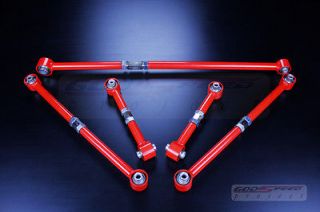 GSP AE86 SR5 GTS 4AGE 4A REAR SUSPENSION ADJUSTABLE 4 LINKS+LATERAL 