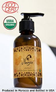   Pure Organic Moroccan Argan Oil (Produced in Morocco Bottled in USA
