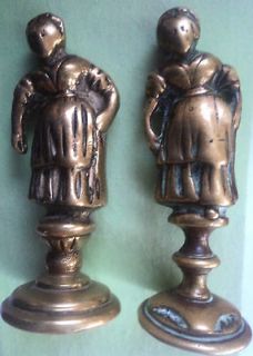 vintage brass pipe tamper dickens character from united kingdom time