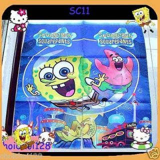 New Spongebob Squarepants w/ Patrick Door Top Curtain Panel Blue 32 x 