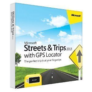 BRAND NEW Microsoft Streets And Trips 2013 With USB GPS UNIT *USA 