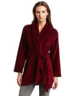 Nautica Womens Sleepwear Tessa Bed Jacket Solid Plush Robe NEW Sizes S 