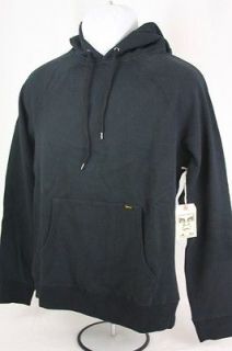 NWT Obey Trademark Raglan Pullover (M) Medium NEW Black Hoodie 