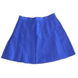 women s sporting look classic pleated skirt royal blue more