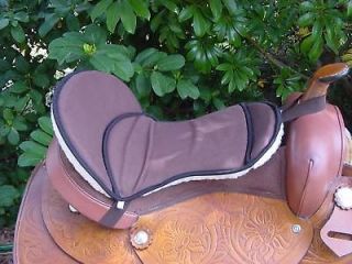 New Soft Fleece Seat Saver Cushion for Western Saddle Horse Tack