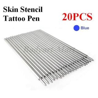   Tattoo Skin Surfer Stencil Making Pens Refills Supply 20 Pack STSP BE