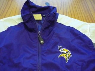 Minnesota Vikings Sports Illustrated zip front jacket Large L 