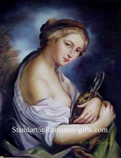 oil painting allegory goddess of autumn  219