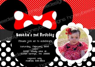 minnie mouse invitations in Specialty Services