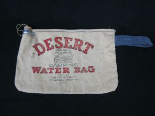 desert camping water bag los angeles canvas specialty time left