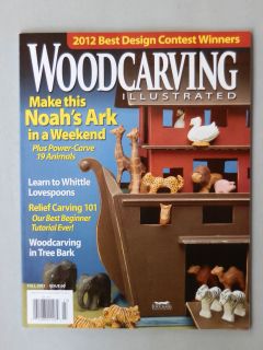 WOODCARVING ILLUSTRATED FALL 2012 ISSUE 60 WOODCARVING IN TREE BARK