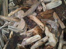 100 pieces of beach driftwood from canada 